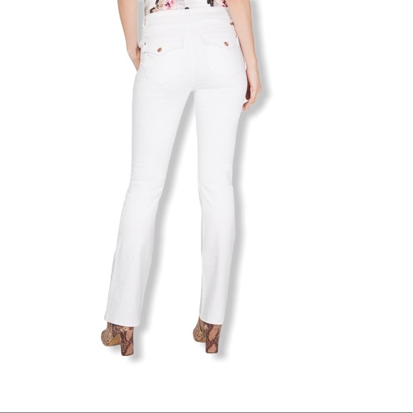 Inc Petite White Boot-Cut Jeans - Picture 4 of 6
